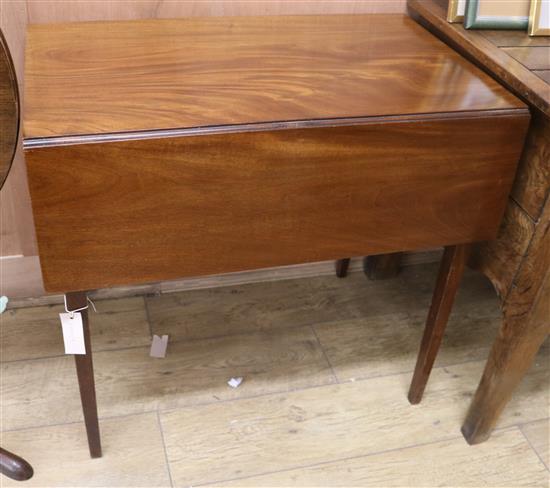 A George III mahogany Pembroke table